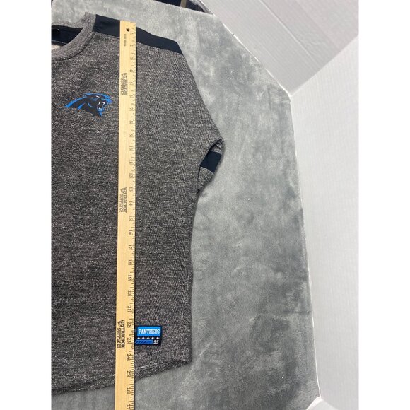 Carolina Panthers NFL Team Apparel Unisex Sz XL Jersey long sleeve Gray - Picture 7 of 9